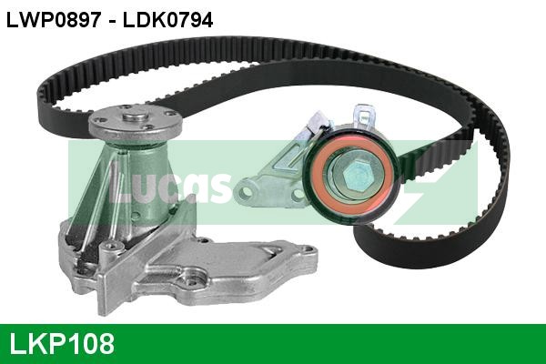Set pompa apa + curea dintata LKP108 LUCAS