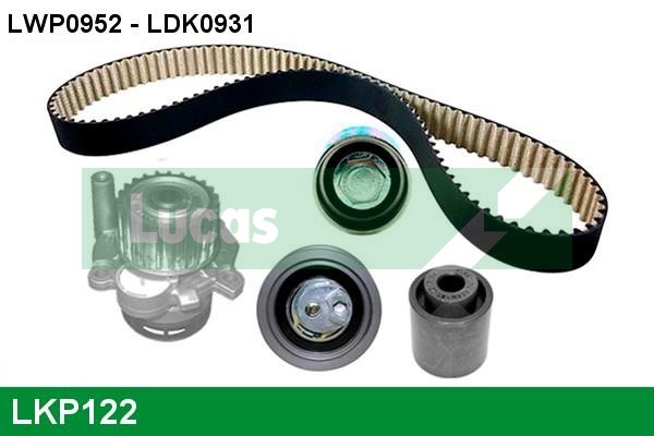 Set pompa apa + curea dintata LKP122 LUCAS
