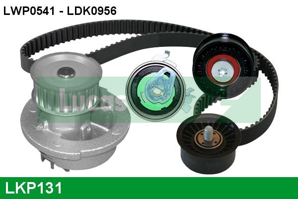 Set pompa apa + curea dintata LKP131 LUCAS