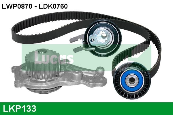 Set pompa apa + curea dintata LKP133 LUCAS