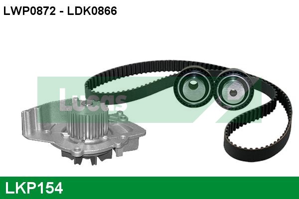 Set pompa apa + curea dintata LKP154 LUCAS