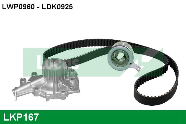 Set pompa apa + curea dintata LKP167 LUCAS