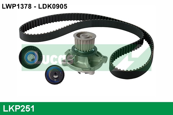 Set pompa apa + curea dintata LKP251 LUCAS