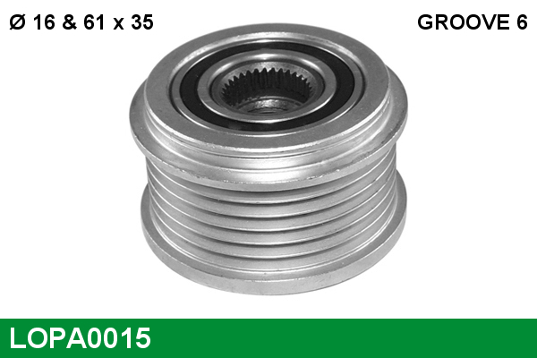 Sistem roata libera, generator LOPA0015 LUCAS