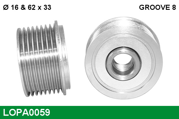 Sistem roata libera, generator LOPA0059 LUCAS