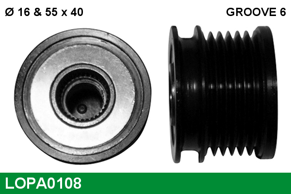Sistem roata libera, generator LOPA0108 LUCAS