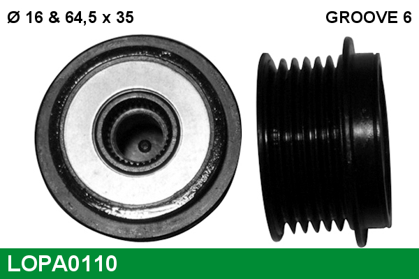 Sistem roata libera, generator LOPA0110 LUCAS