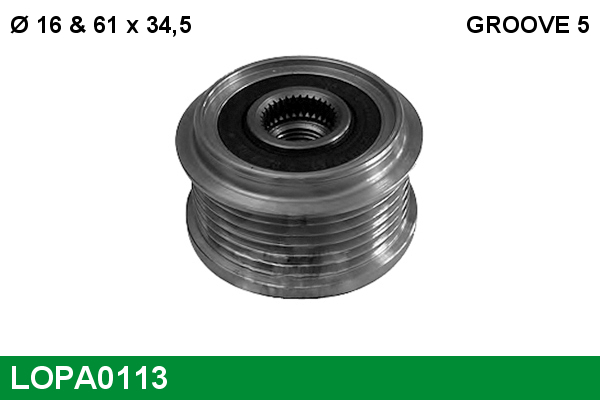 Sistem roata libera, generator LOPA0113 LUCAS