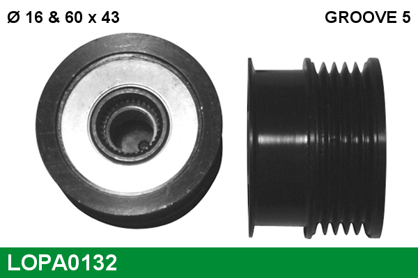 Sistem roata libera, generator LOPA0132 LUCAS
