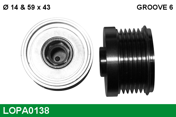 Sistem roata libera, generator LOPA0138 LUCAS