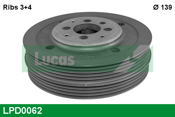 Fulie curea, arbore cotit LPD0062 LUCAS
