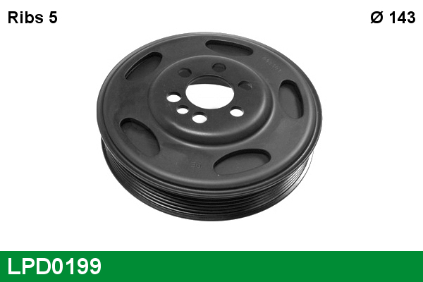 Fulie curea, arbore cotit LPD0199 LUCAS