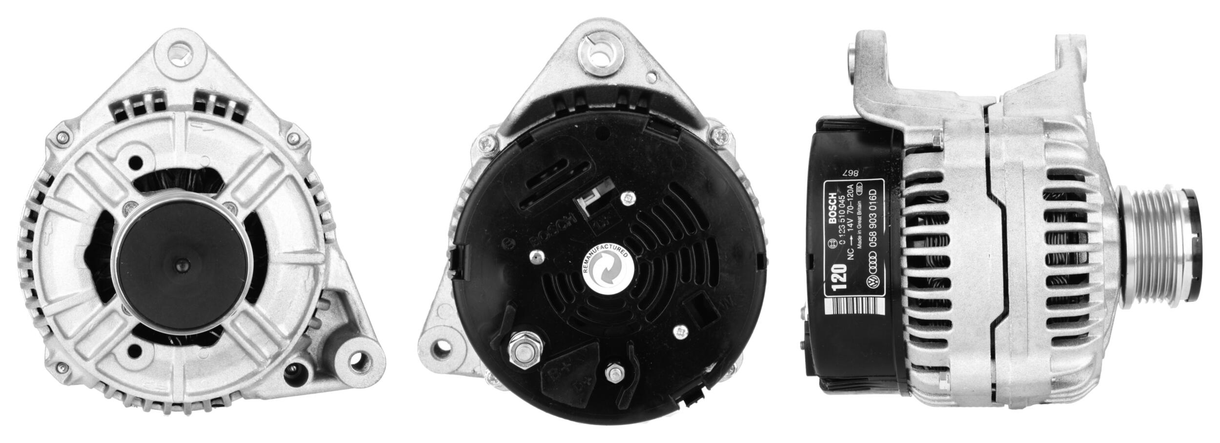 Generator / Alternator LRA02237 LUCAS