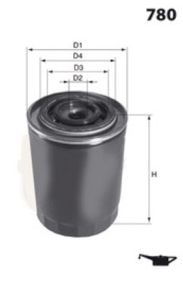 Filtru ulei LFOS375 LUCAS