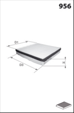 Filtru, aer habitaclu LFCP413 LUCAS