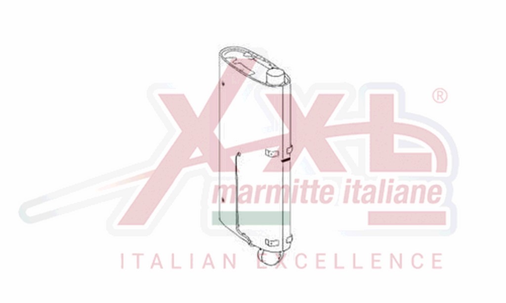 Toba esapament finala KAT0640 XXLMARMITTEITALIANE