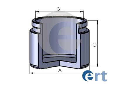 Piston, etrier frana 150886-C ERT