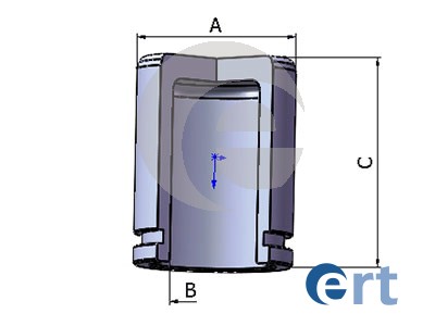 Piston, etrier frana 151034-C ERT