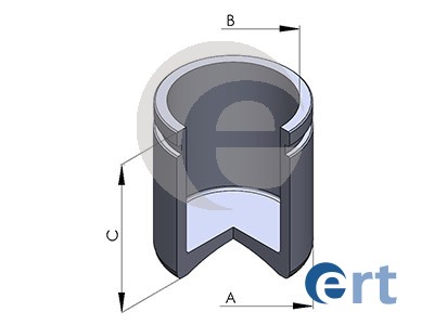 Piston, etrier frana 151206-C ERT