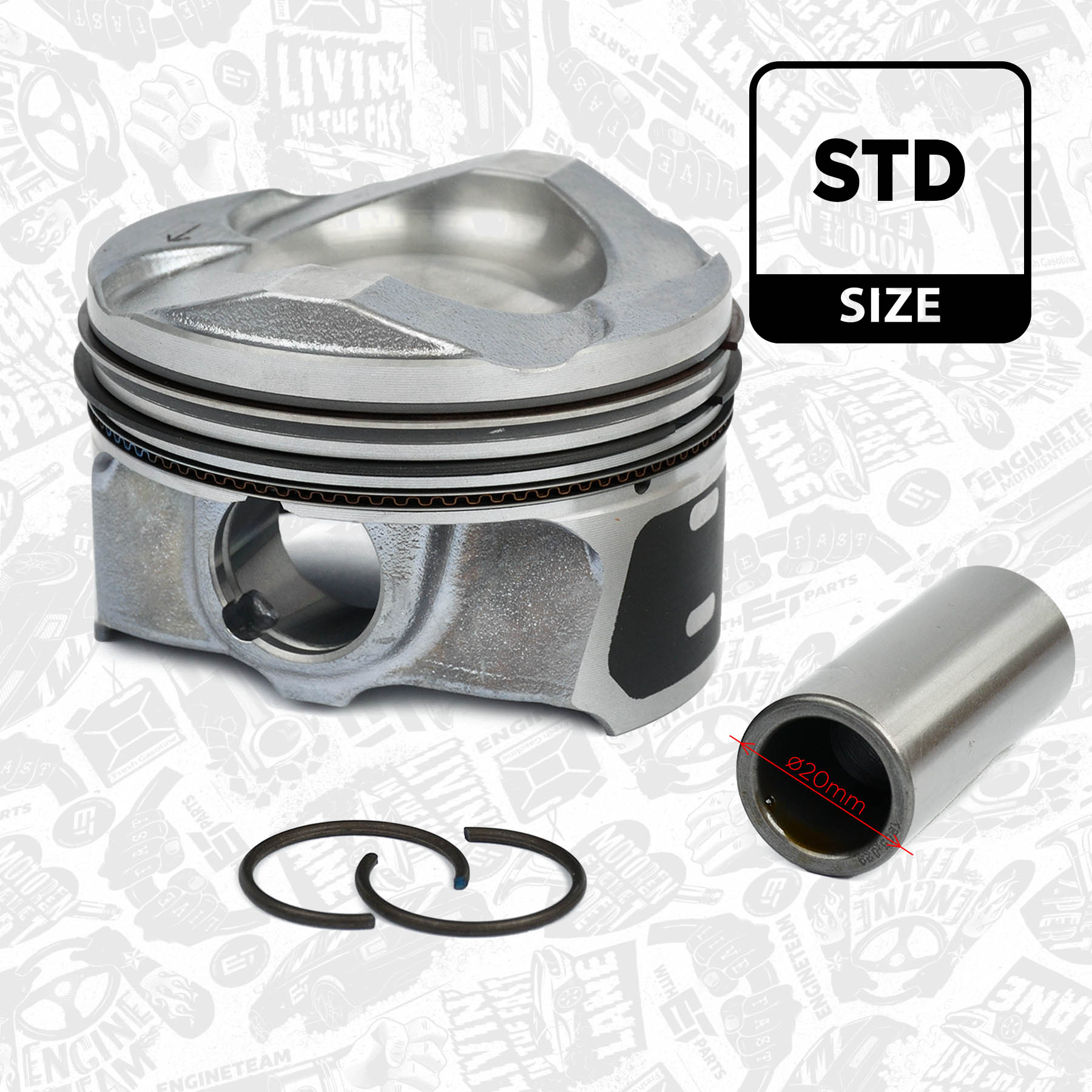 Piston PM008500 ET ENGINETEAM