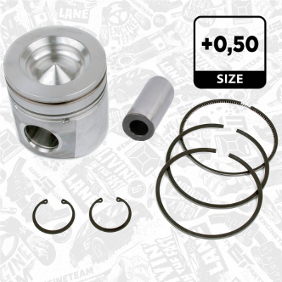 Piston PM010350 ET ENGINETEAM