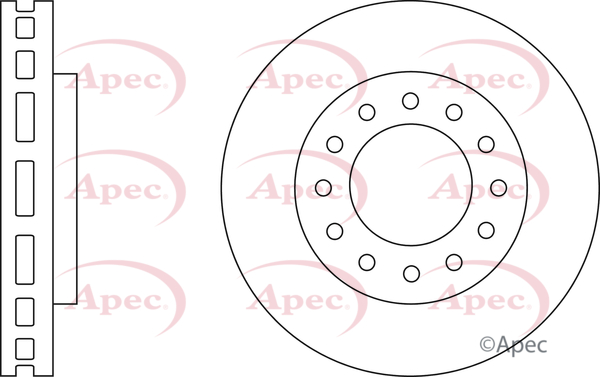 Disc frana DSK2800 APEC