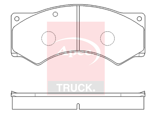 Set placute frana,frana disc PAD29017 APEC