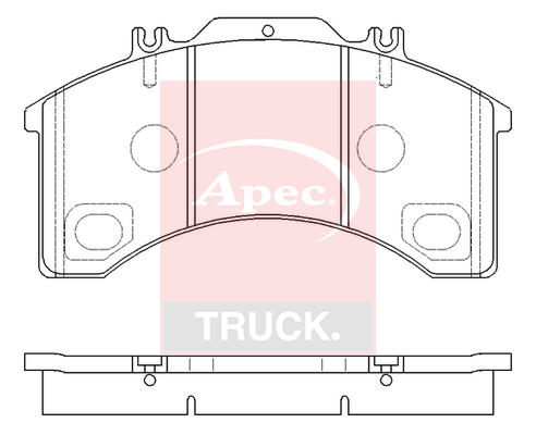 Set placute frana,frana disc PAD29032 APEC