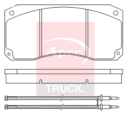Set placute frana,frana disc PAD29043 APEC