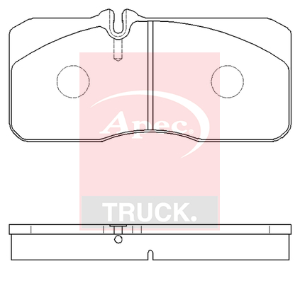 Set placute frana,frana disc PAD29055 APEC