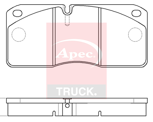 Set placute frana,frana disc PAD29067 APEC