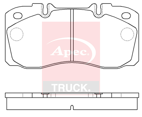 Set placute frana,frana disc PAD29122 APEC