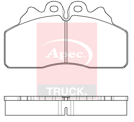 Set placute frana,frana disc PAD29256 APEC