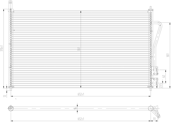 Condensator, climatizare 7110109 PowerMax