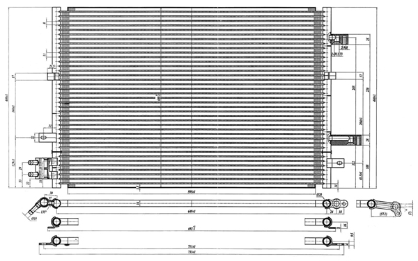 Condensator, climatizare 7110126 PowerMax