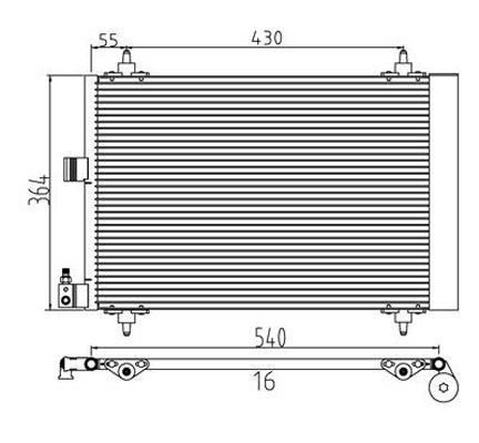 Condensator, climatizare 7110135 PowerMax