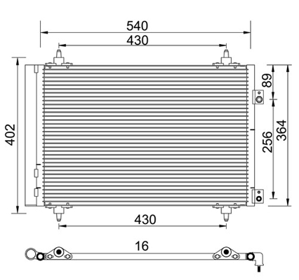 Condensator, climatizare 7110146 PowerMax