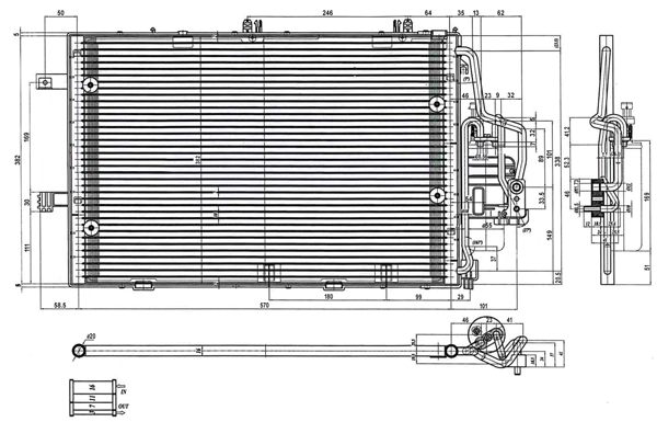 Condensator, climatizare 7110182 PowerMax