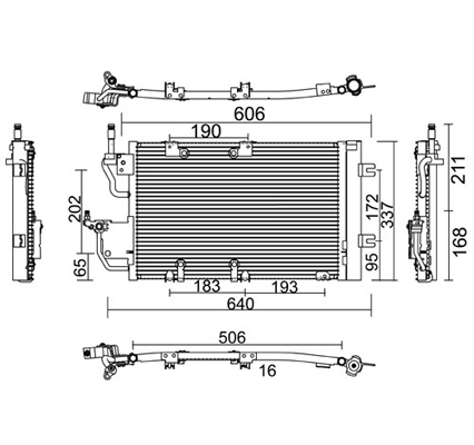 Condensator, climatizare 7110302 PowerMax