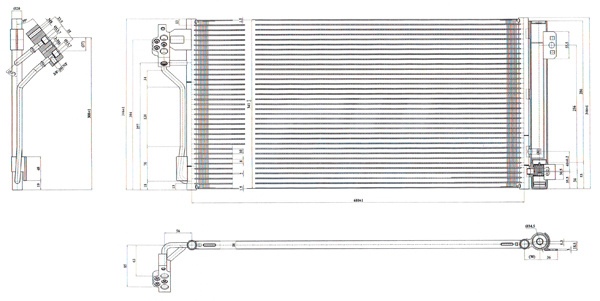 Condensator, climatizare 7110307 PowerMax