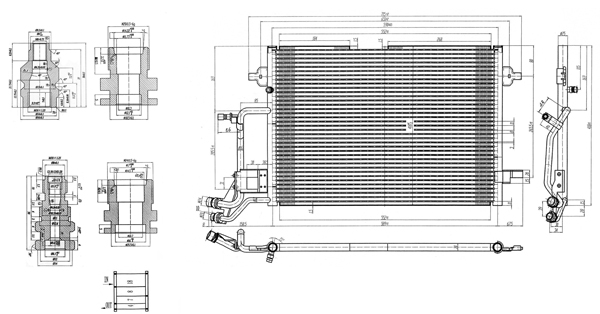 Condensator, climatizare 7110324 PowerMax