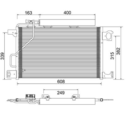 Condensator, climatizare 7110372 PowerMax