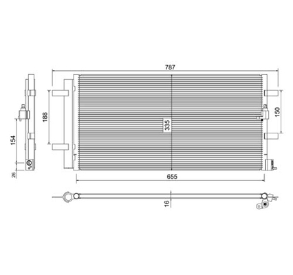 Condensator, climatizare 7110802 PowerMax