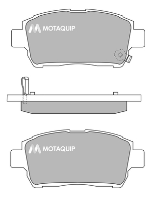 Set placute frana,frana disc LVXL1012 MOTAQUIP