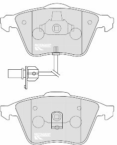 Set placute frana,frana disc LVXL1031 MOTAQUIP