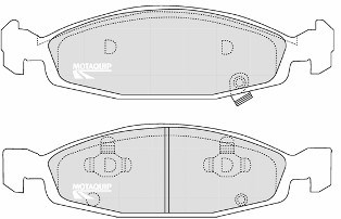 Set placute frana,frana disc LVXL1050 MOTAQUIP