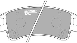 Set placute frana,frana disc LVXL1064 MOTAQUIP