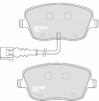 Set placute frana,frana disc LVXL1099 MOTAQUIP