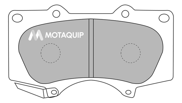 Set placute frana,frana disc LVXL1106 MOTAQUIP