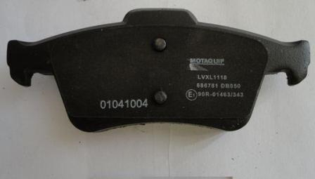 Set placute frana,frana disc LVXL1118 MOTAQUIP